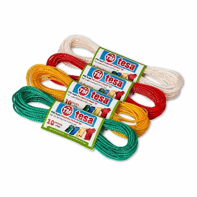 PVC KAPLI POLYESTER ÇAMAŞIR İPİ (12'Lİ) TESA — 10 m 3