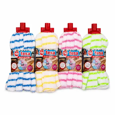 WELSOFT ÇİZGİLİ KARTELALI MOP TESA