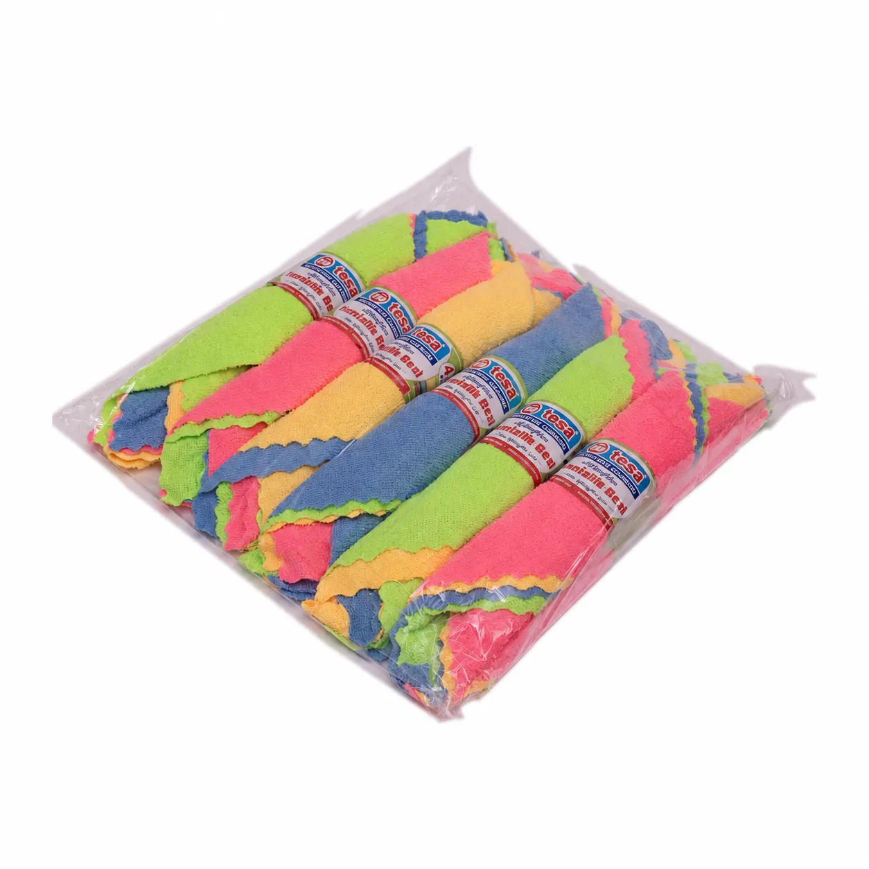 MİKROFİBER BEZ 4'LÜ (ULTRASONİK) TESA (12'Lİ) (30×30 CM)