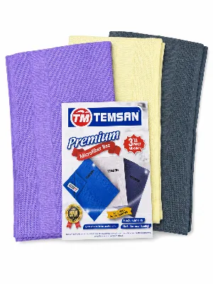 PREMİUM TEMİZLİK BEZİ 3'LÜ TEMSAN 3