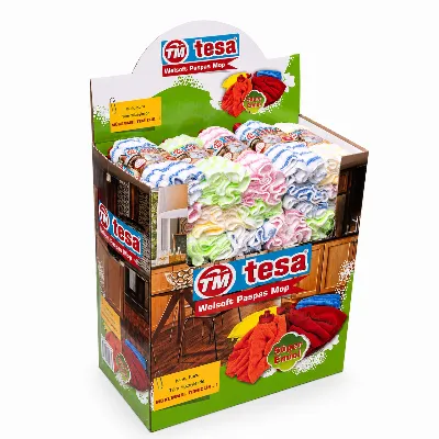 WELSOFT ÇİZGİLİ KARTELALI MOP TESA 3