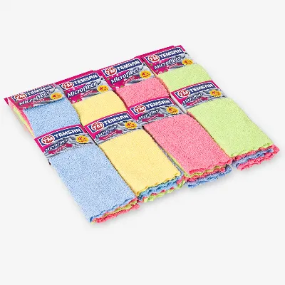 4'LÜ MİKROFİBER BEZ 25×35 CM TEMSAN (ULTRASONİK) 2