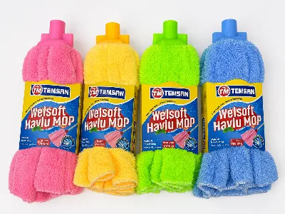 WELSOFT RENKLİ KARTELALI MOP TEMSAN 3