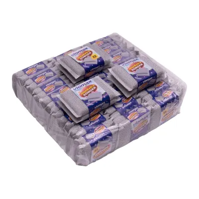 EXTRA İNOX TEMİZLİK SÜNGER 2'Lİ (STANTLI KOLİLİ) VİOMAX 3
