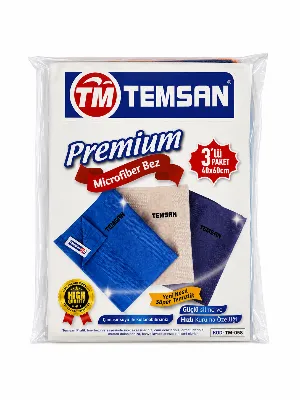 PREMİUM TEMİZLİK BEZİ 3'LÜ TEMSAN 2
